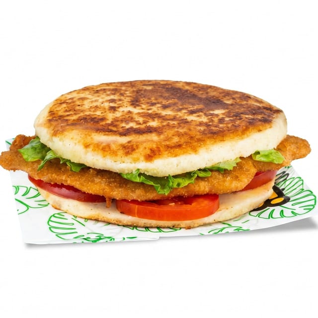 Fish Arepa.