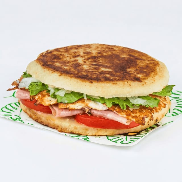 Chicken Arepa.