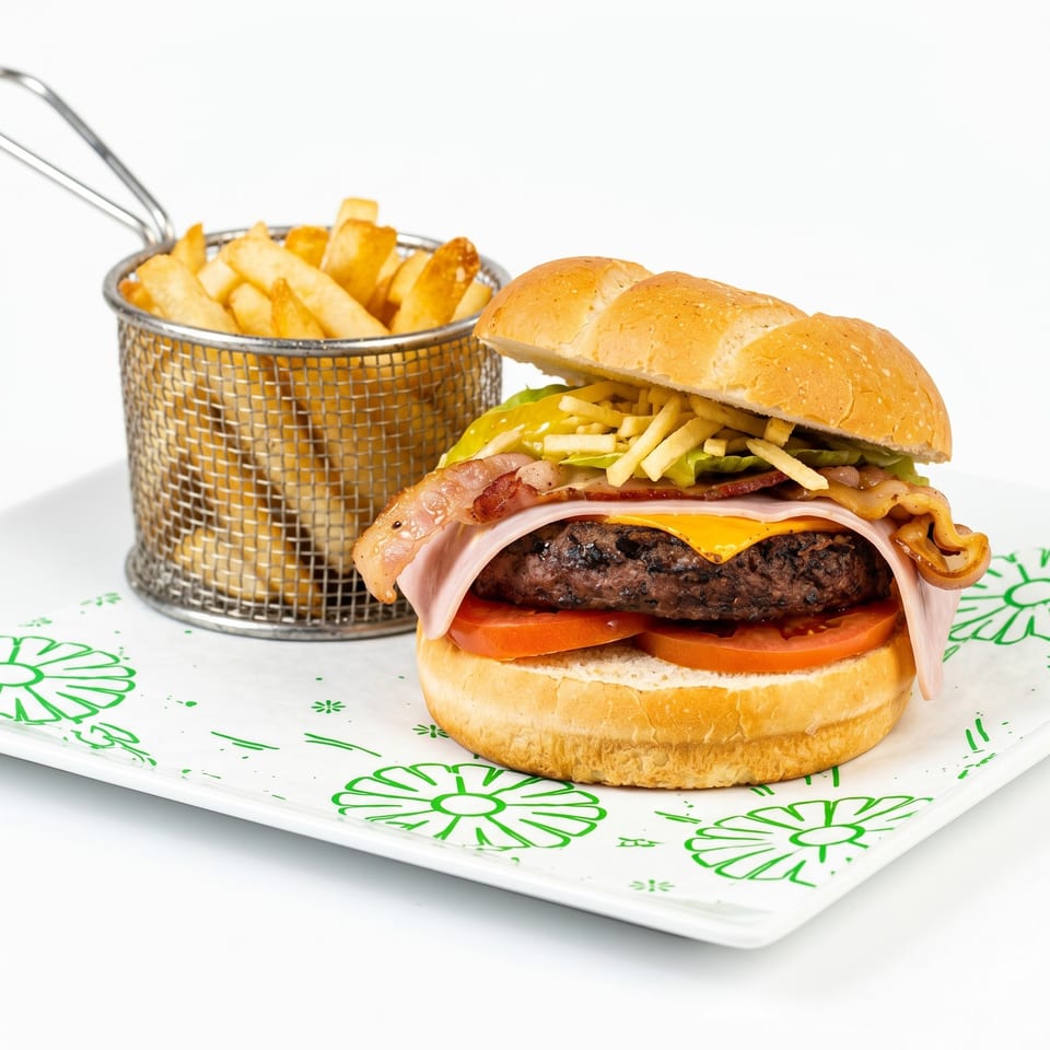 Burger Hawaiian Combo.