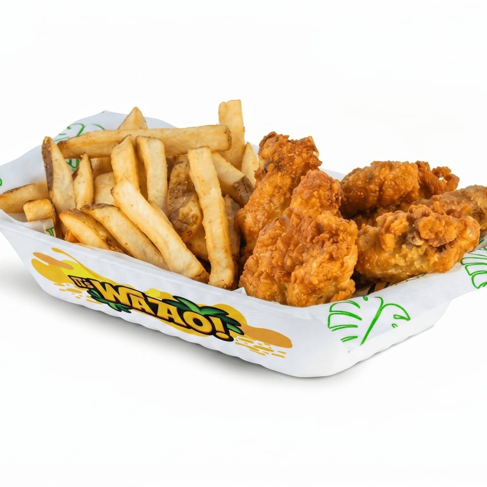 Papa Wings Combo.