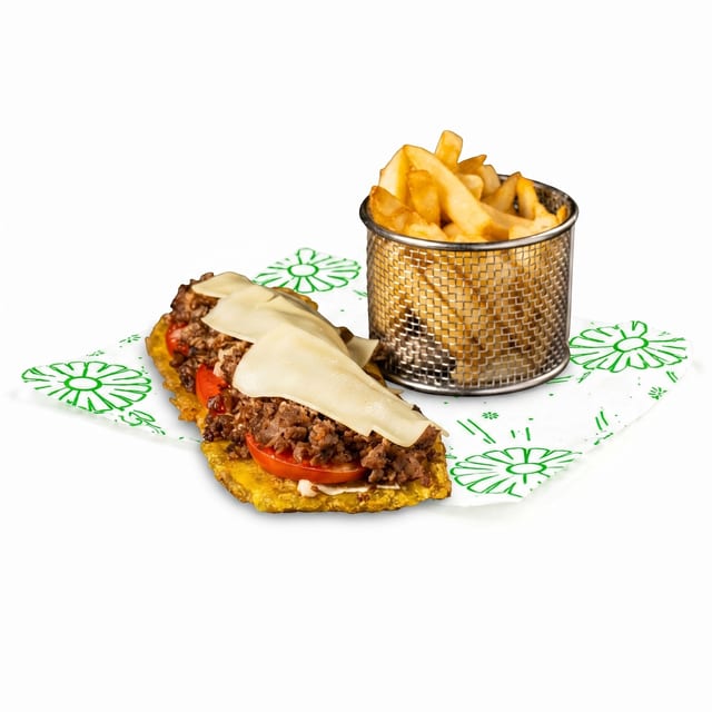 Patacon Steak Combo.