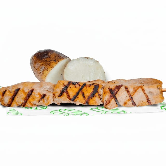 Pork Pinchos Combo.