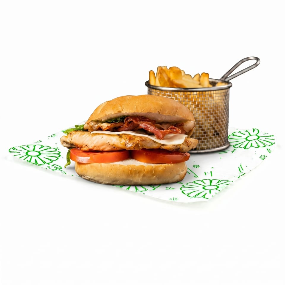 Burger Chicken Combo.