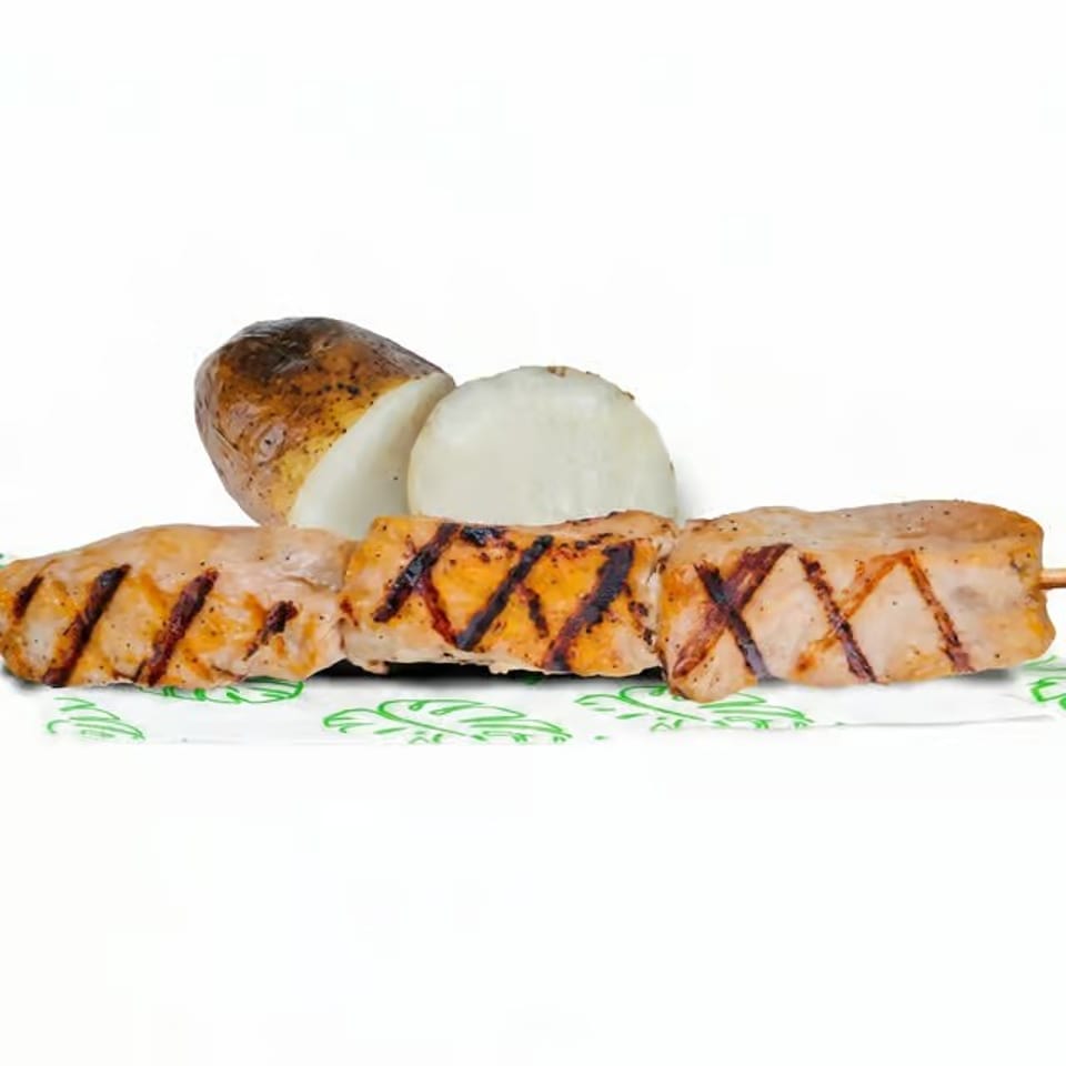 Pork Pinchos Combo.