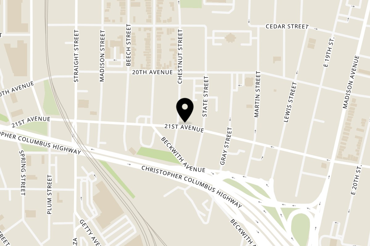 Map showing the location of It's WAAO! Paterson 21st on 263 21st Ave in Paterson